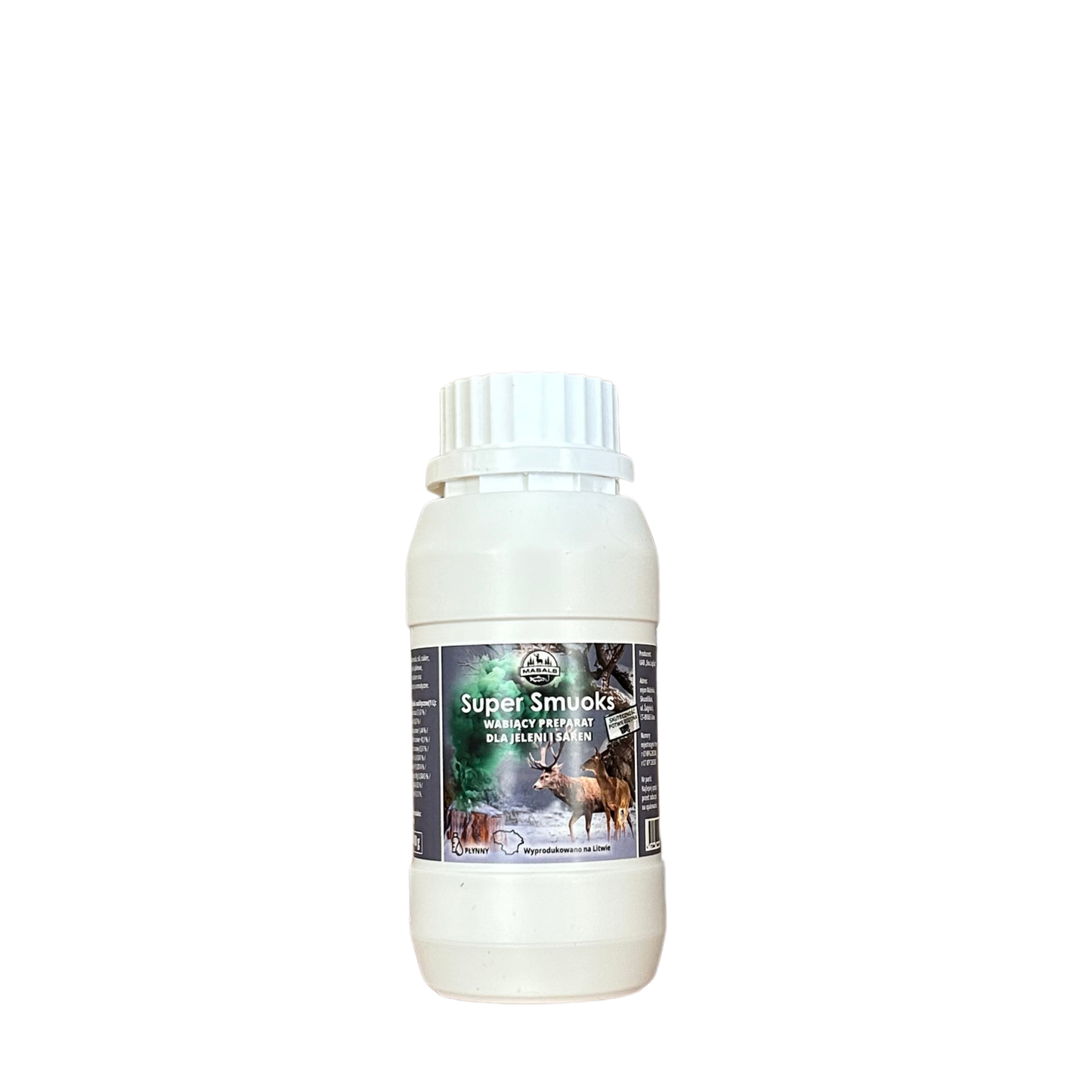 Deer and elk scent lure Wabik na jelenie i sarny by Masals, 400g, with natural attractant ingredients for hunting.