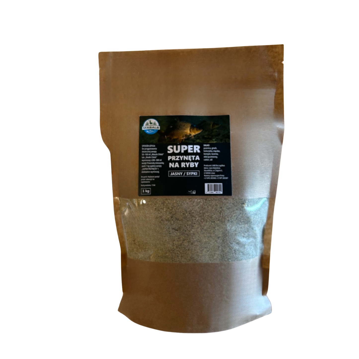 Jasna sypka zanęta dla ryb, 1 kg