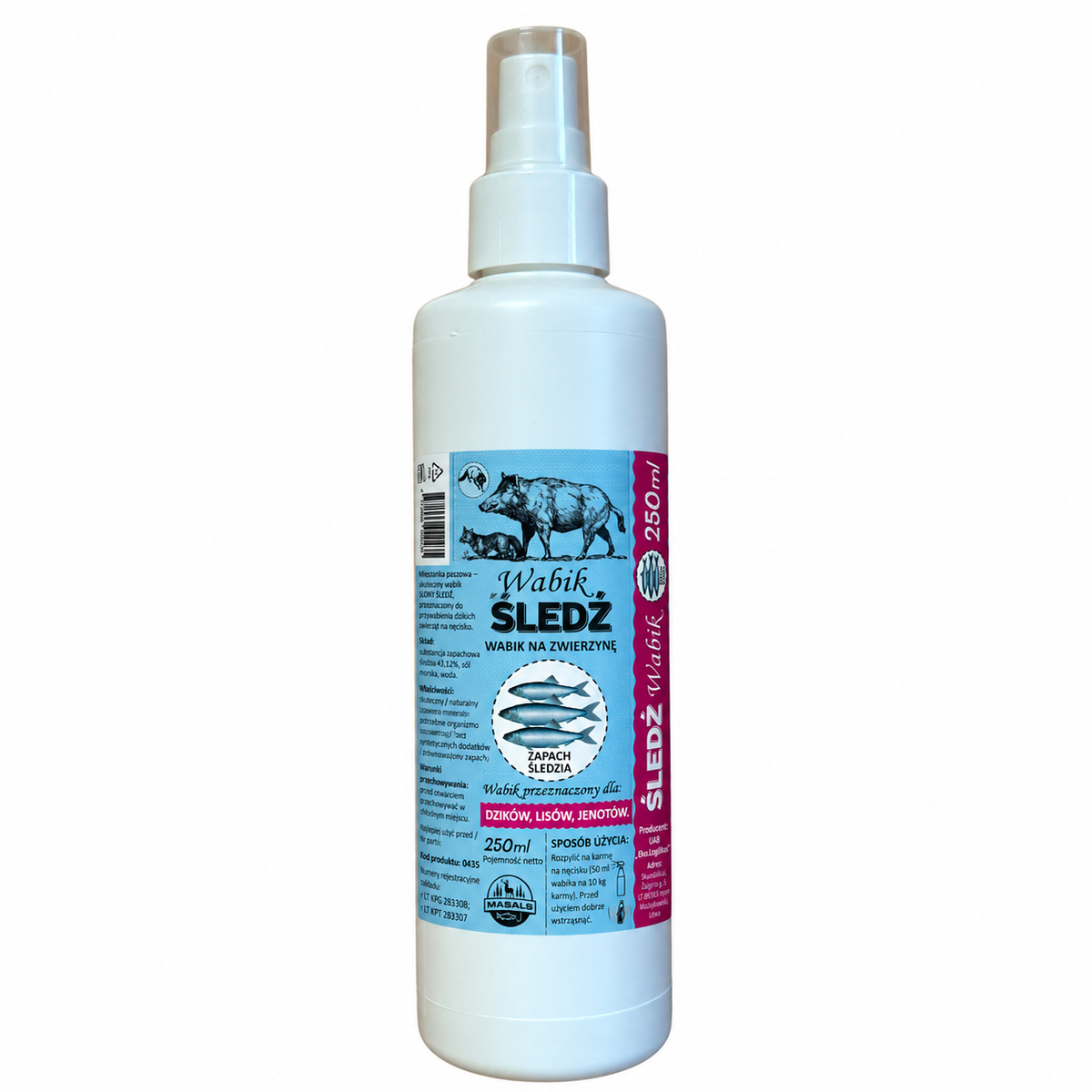 Wabik w sprayu Masals – śledź, 250 ml