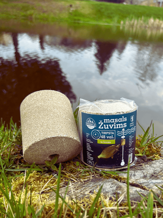 Masals žuvims su česnaku + sistemėlė – pilnas viliojimo rinkinys - Masals