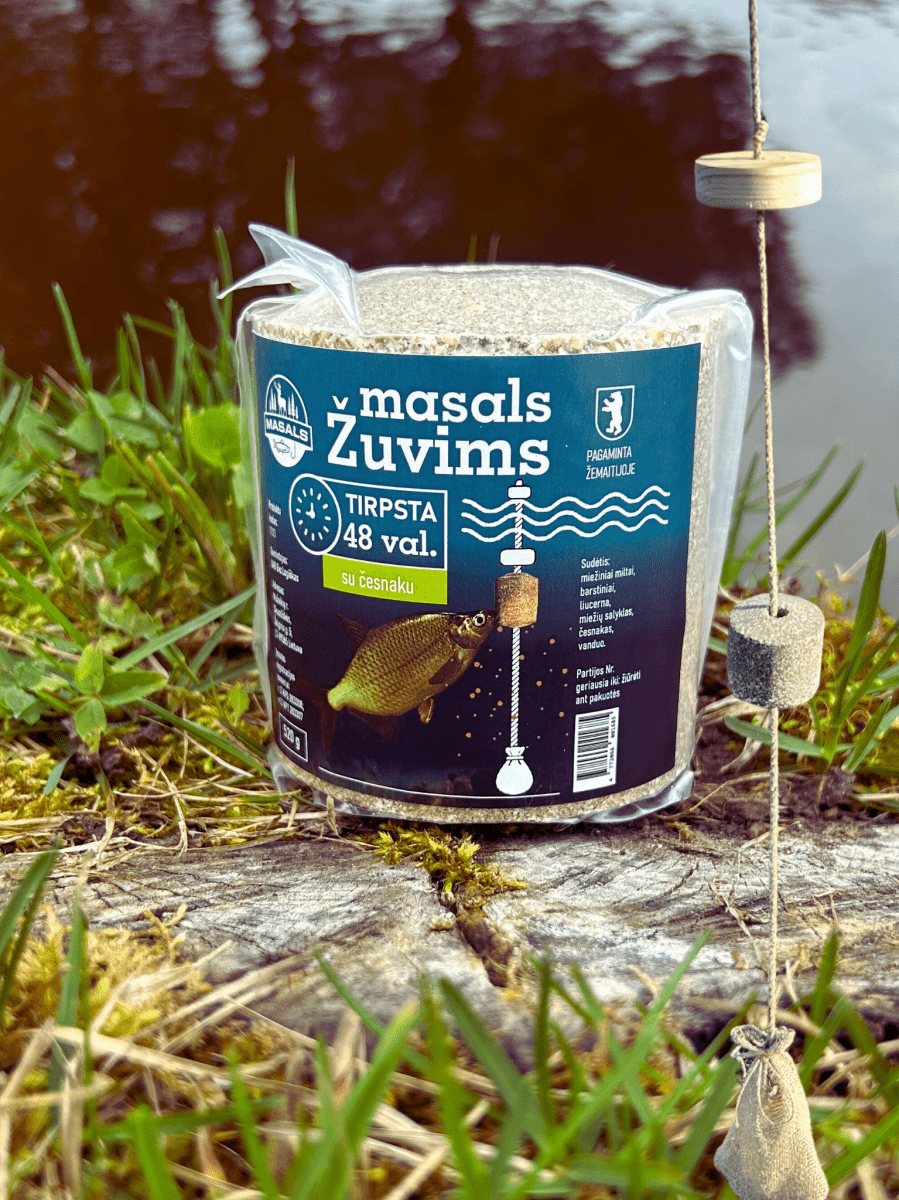 Masals žuvims su česnaku + sistemėlė – pilnas viliojimo rinkinys - Masals